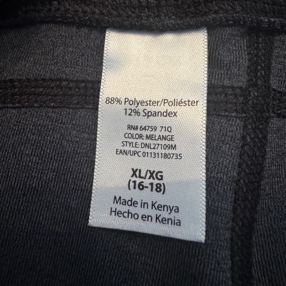 Danskin Now Performance Dri More Melange Capri Sport Tight Legging Size XL - Picture 8 of 10